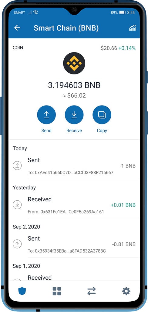 How to buy xrp on trust wallet with bnb