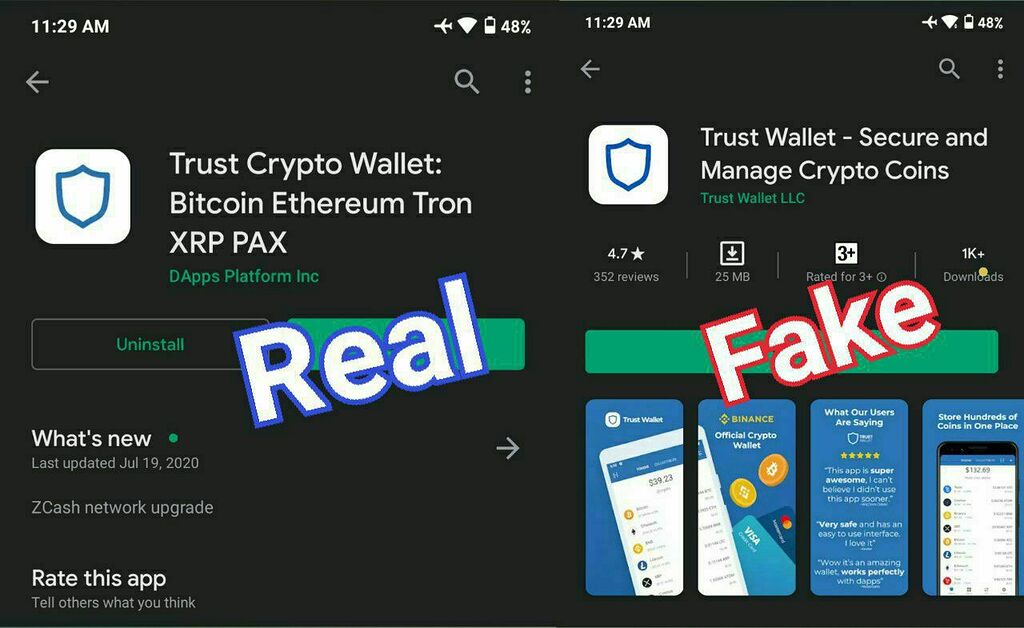 link to download trust wallet on play store