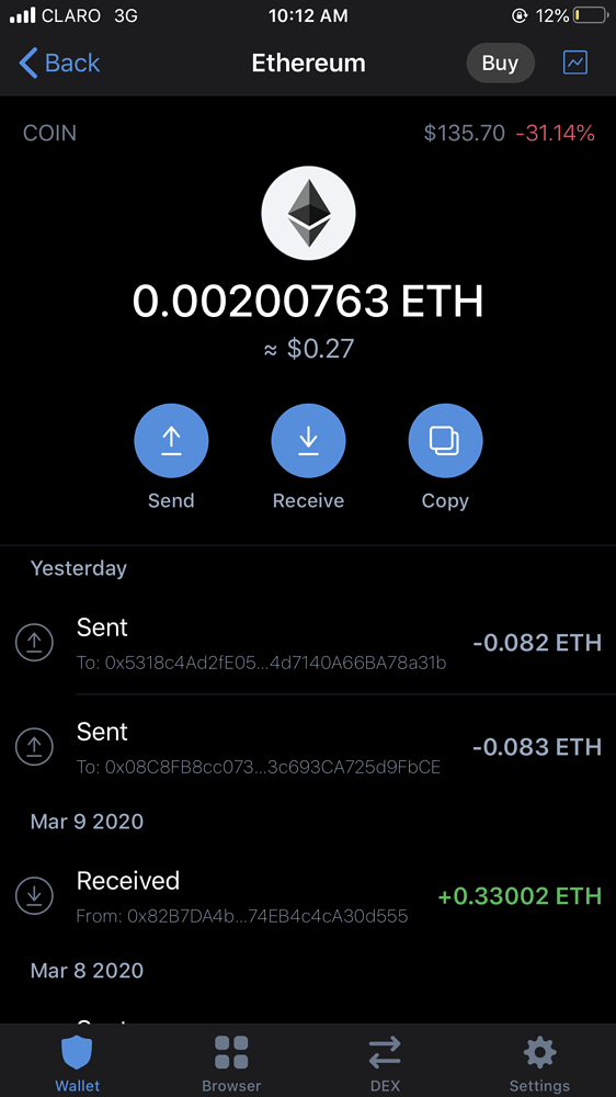 trying to send eth to myself reddit