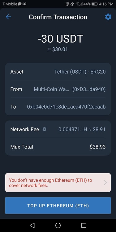 how to transfer usdt to fiat wallet crypto.com