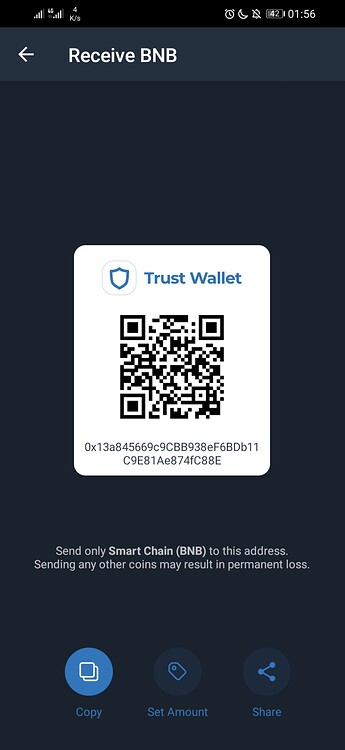sending xrp to trust wallet