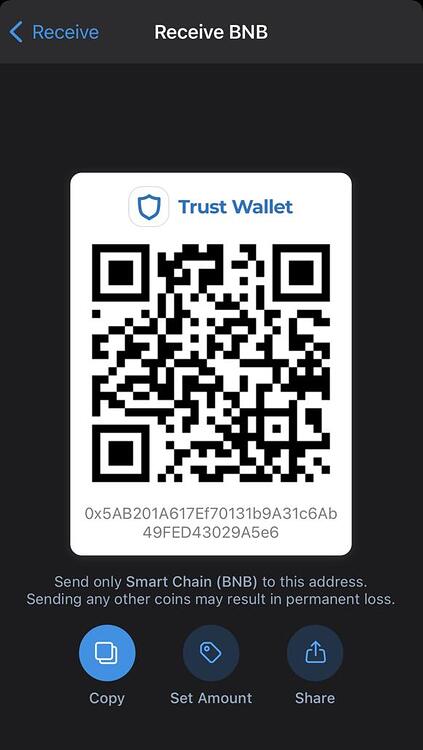 why did i not receive any btp on my trust wallet for the 1555