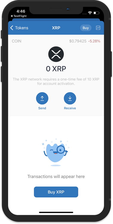 moving xrp from bitstamp to mobile wallett