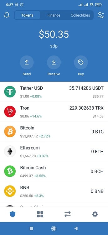 Dont send usdt trx - English - Trust Wallet