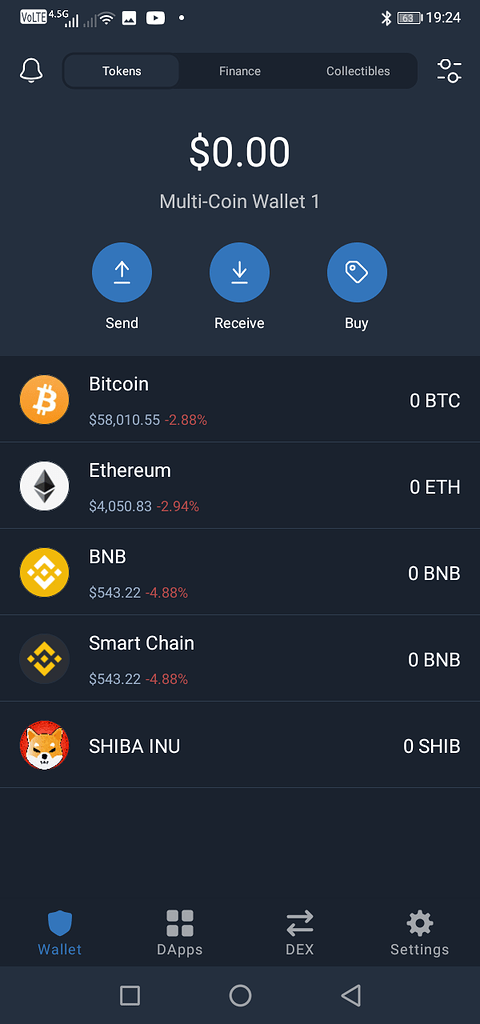 trust wallet crypto disappeared