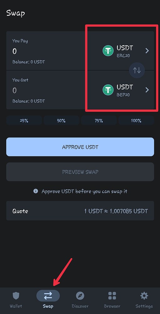 как пополнить кошелек usdt trc20