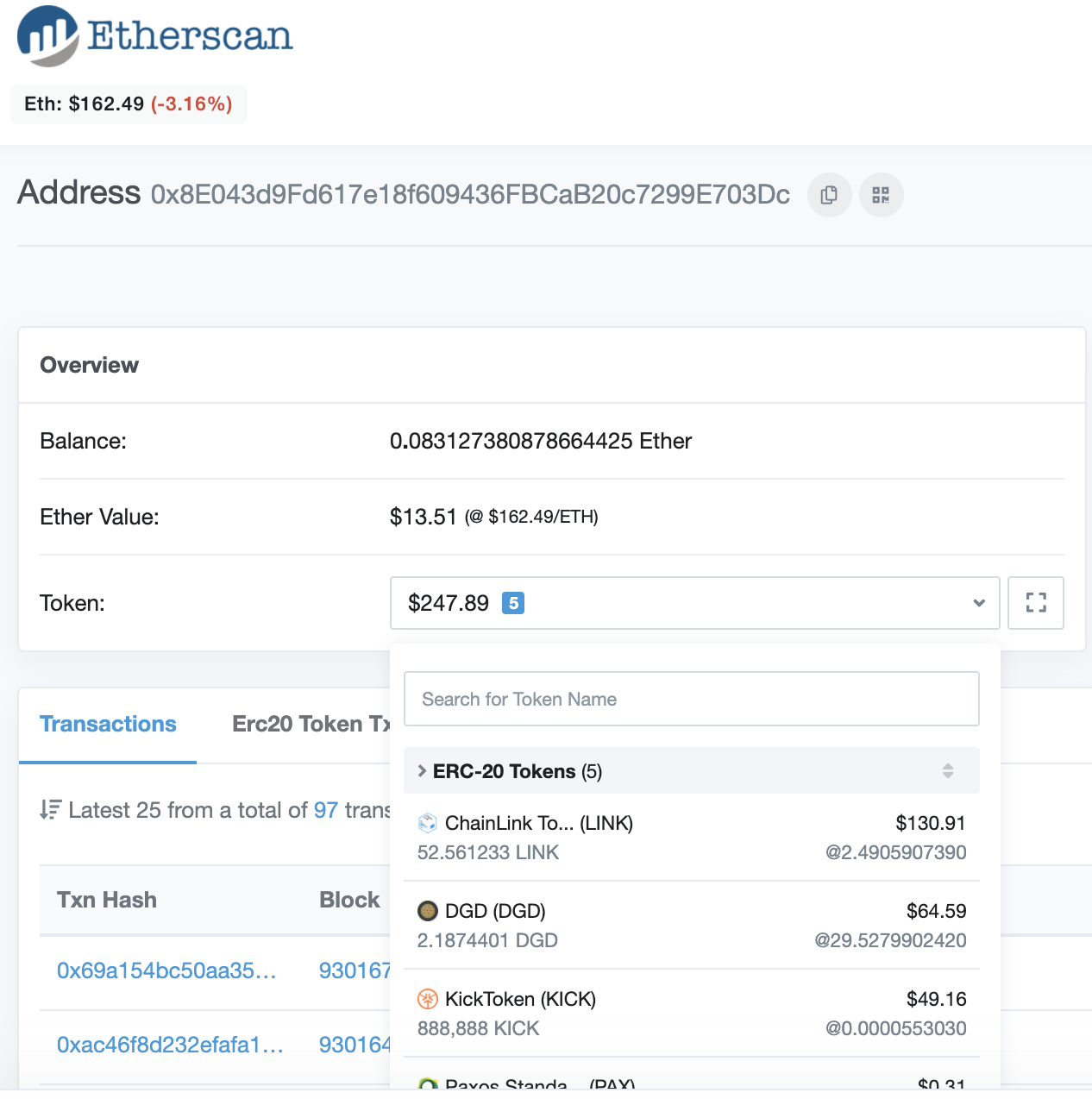 crypto missing from trust wallet