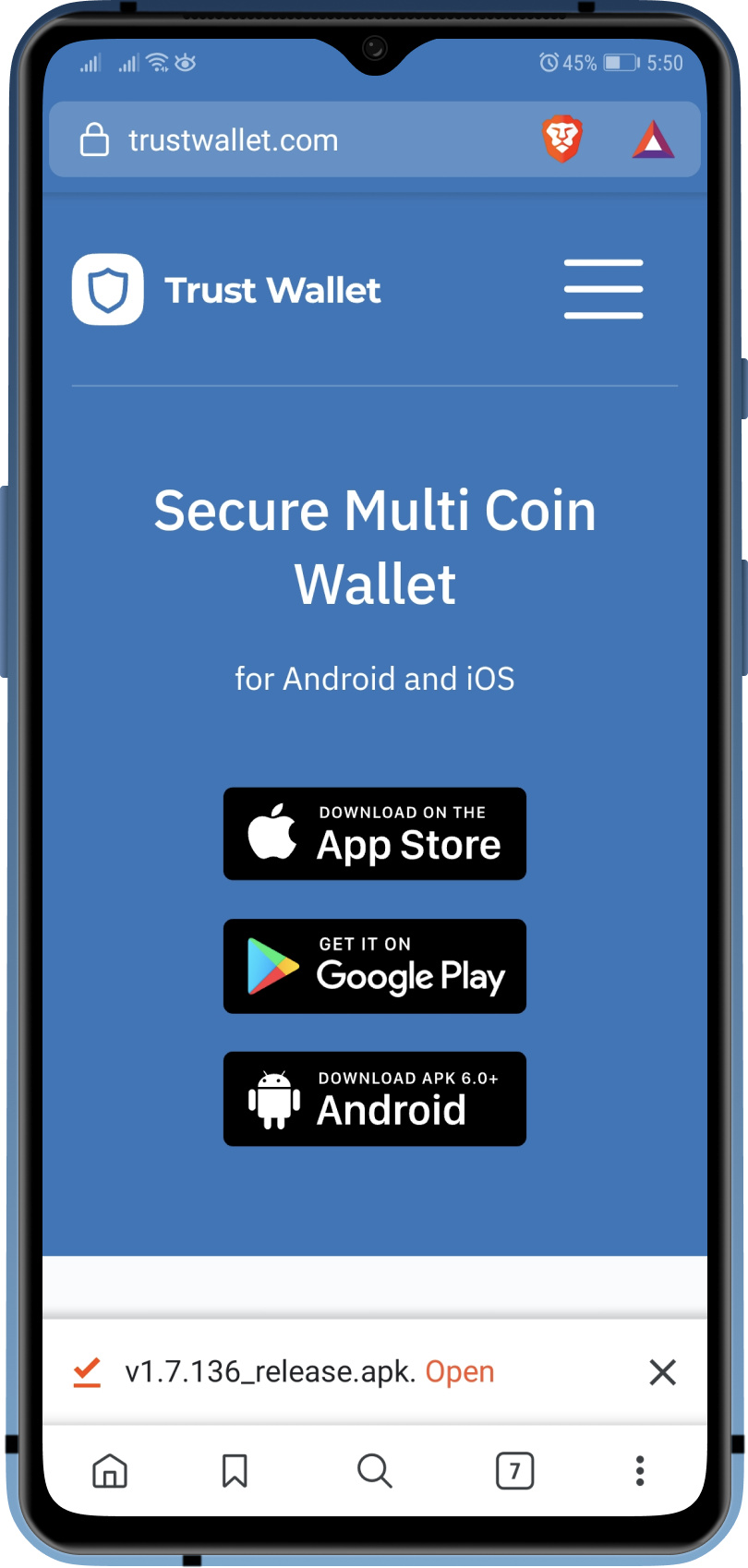 trust wallet browser