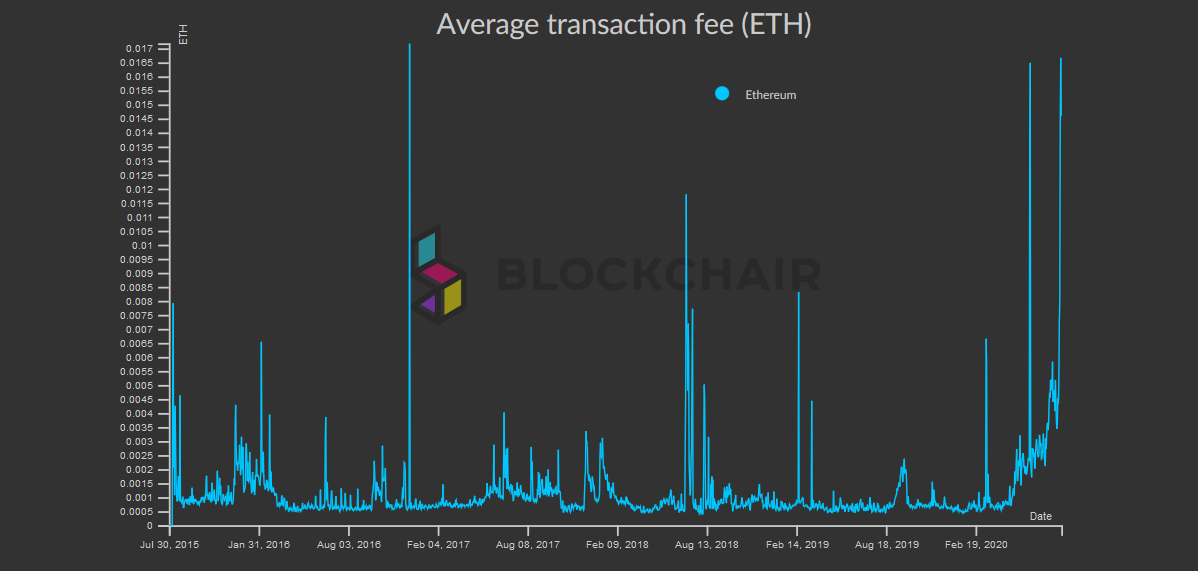 ethereum transaction fee percentage