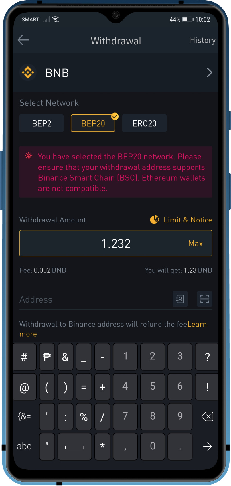 How to send bnb from crypto.com to trust wallet 9100 in bitcoin