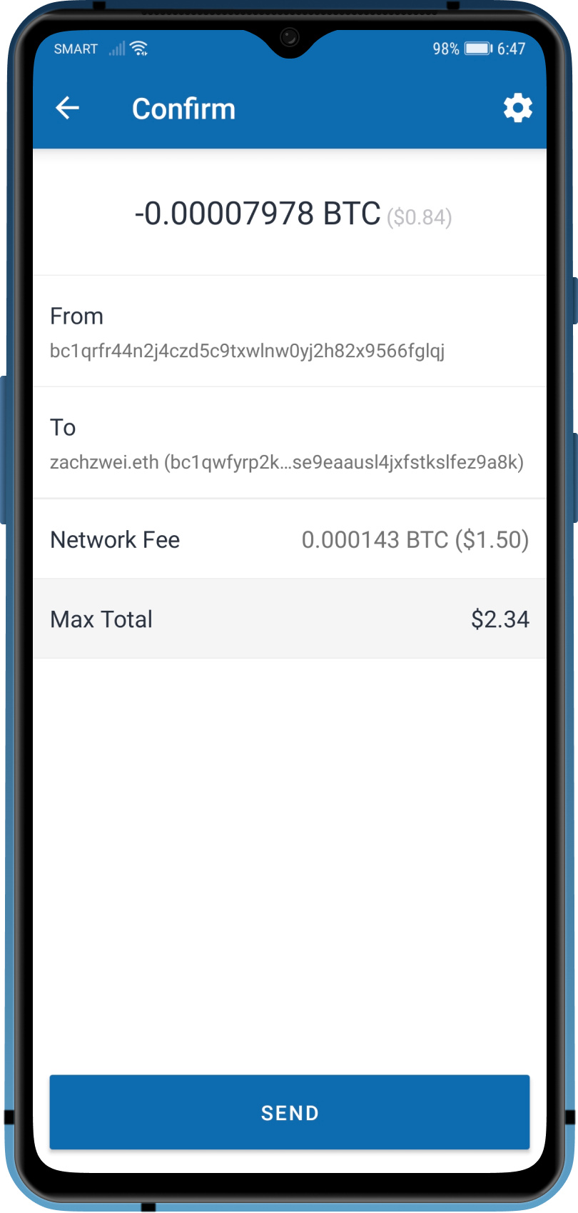 Trust wallet network fee spell token coingecko