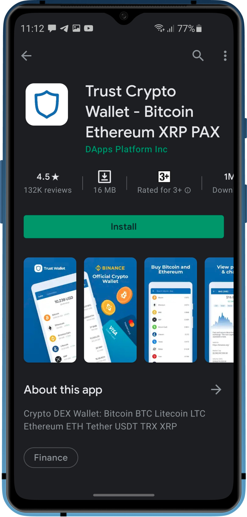 trust wallet old version apk