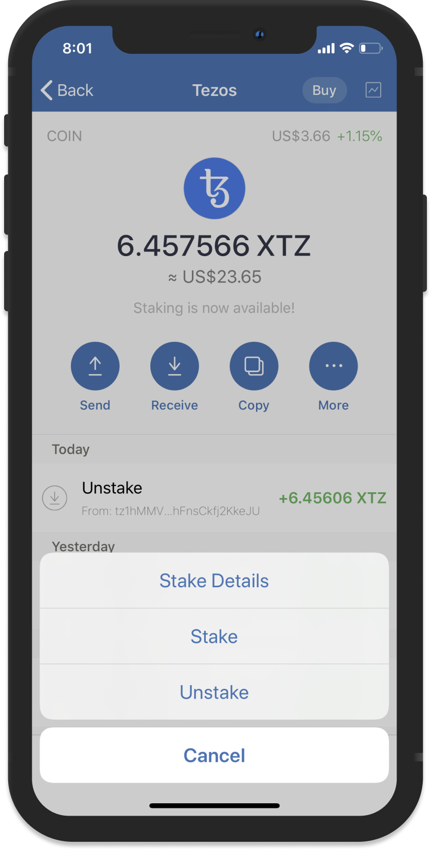 how to stake in trust wallet