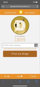 dogecoin wallet not showing balance