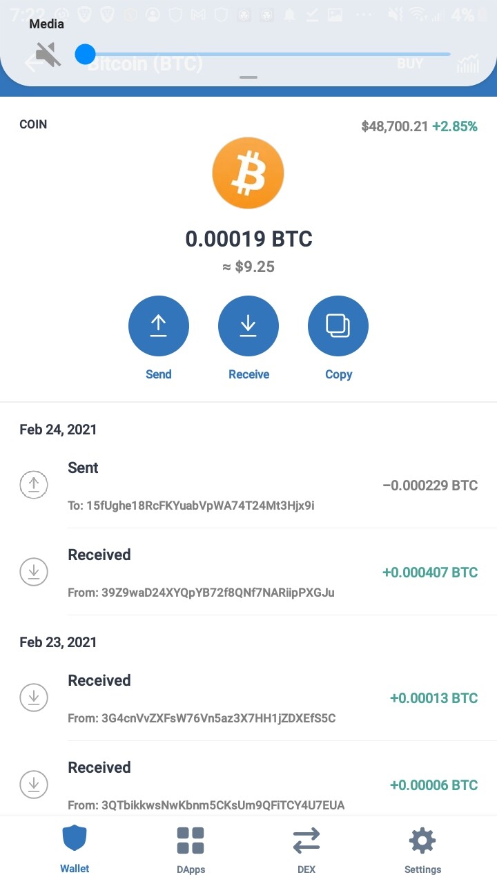 btc sent with too low of fee