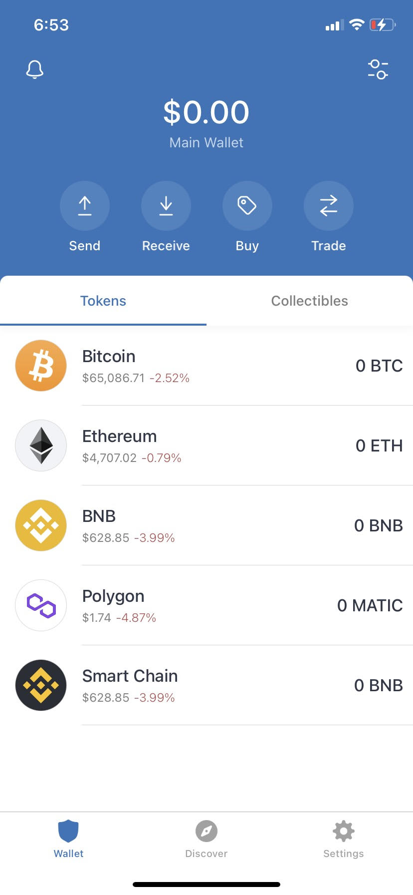 Matic in trust wallet xbt crypto price