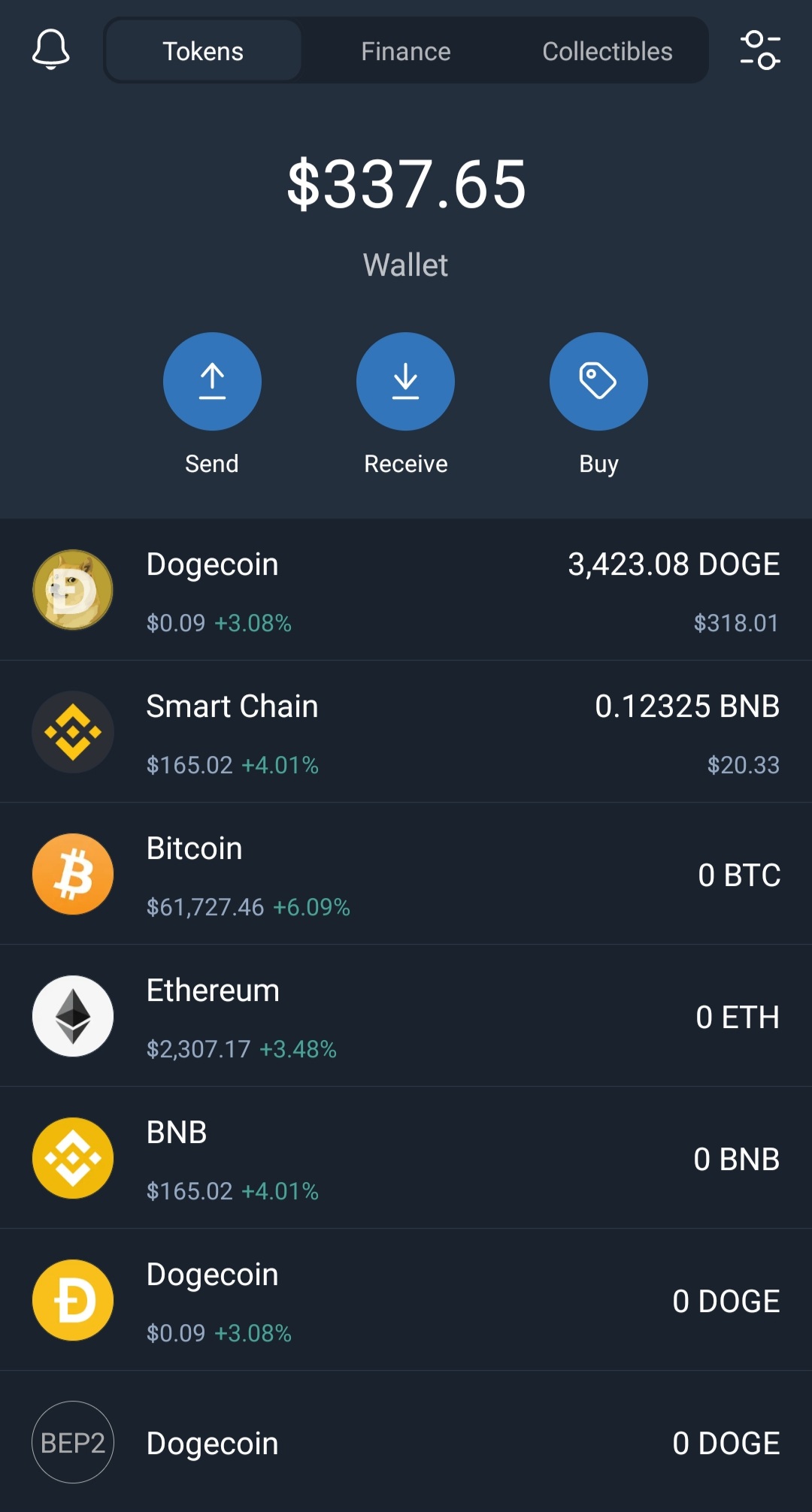 Cannot Transfer Dogecoin to Binance BEP20 "Insufficient ...