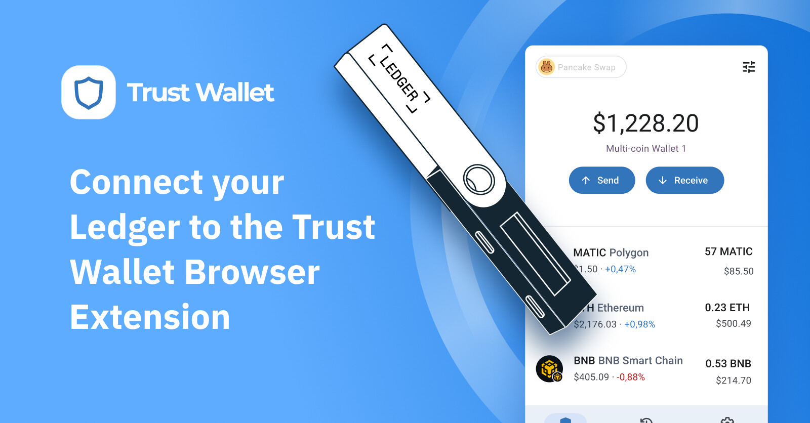 Trust Wallet Launches Ledger Hardware Wallet Support