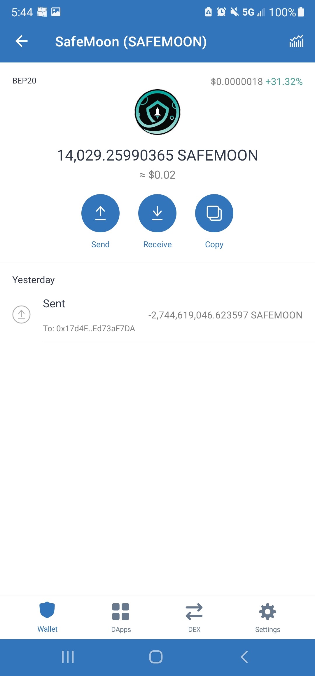 Safemoon wallet