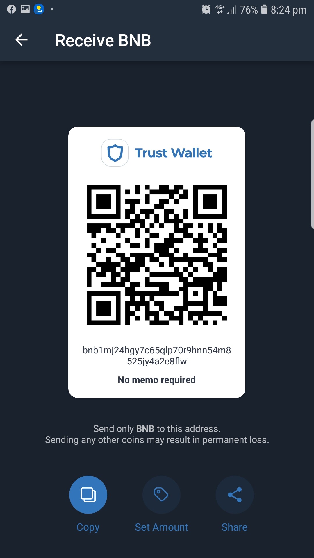 Received BNB but still 0 saldo - English - Trust Wallet