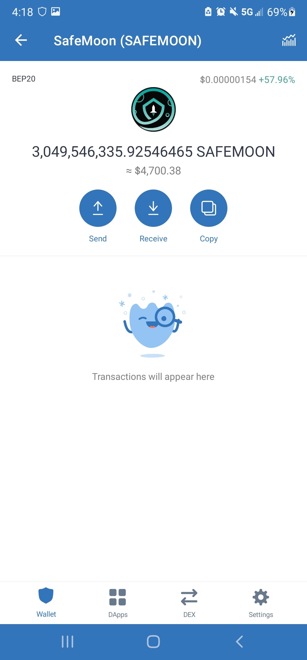 How to cash out safemoon in trust wallet